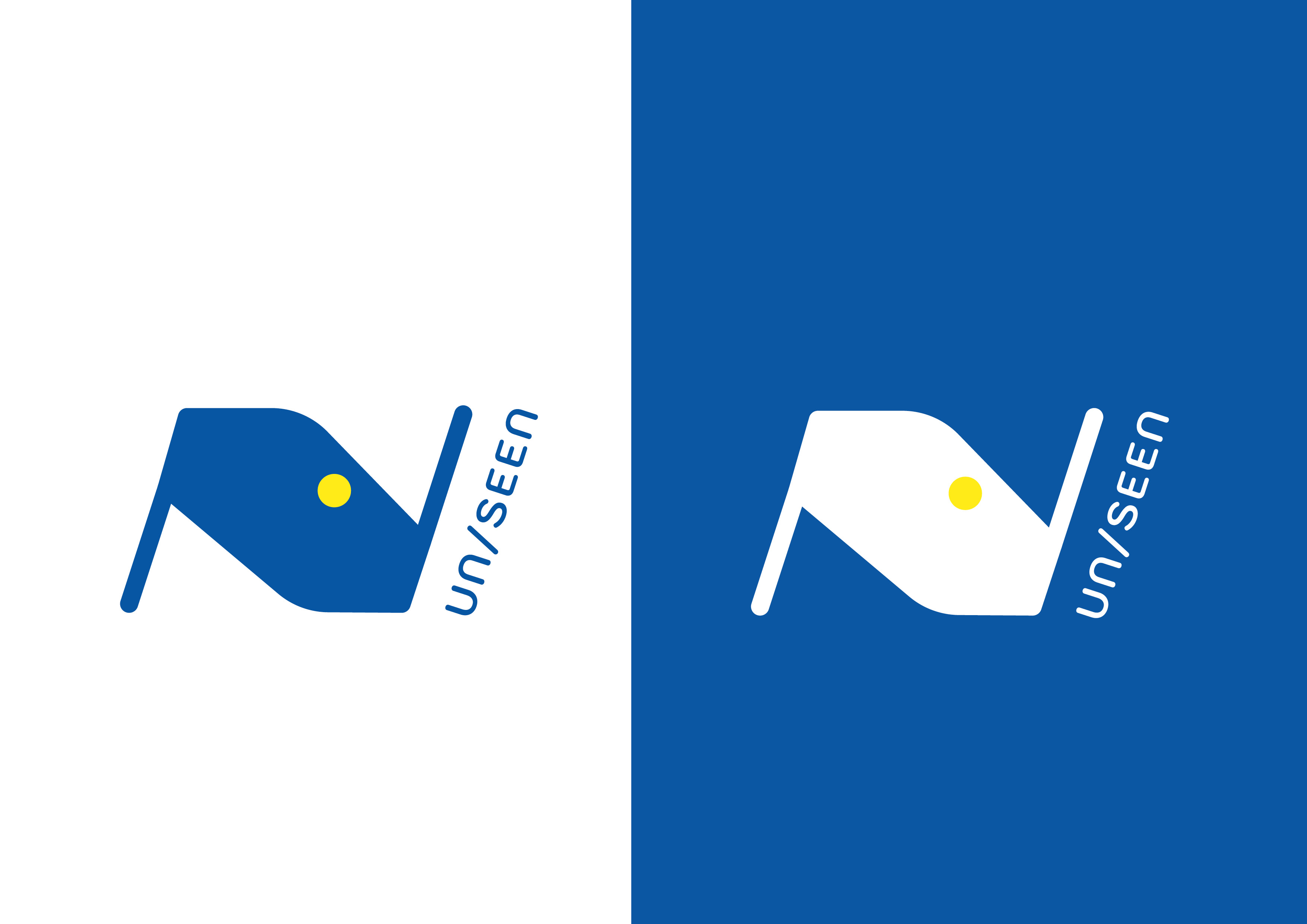 Unseen exhibition logo concept